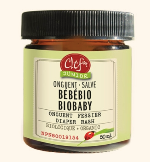 Onguent Bébébio - Baume d'allaitement et érythème fessier- 50ml - Clef des champs